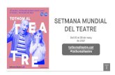 SETMANA MUNDIAL DEL TEATRE - ADETCA · 2021. 3. 15. · assistents a la representació 20/03/2021 Online Online Dia Mundial del Teatre Infantil i Juvenil 21/03/2021 11:00 La Puntual