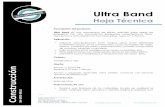 SH-M05-0418 Ultra Bandsellasilicones.com/images/productos/accesorios/HT-Ultra... · 2018. 5. 23. · precolados, es necesario que el material se encuentre seco y firme. • Aplique