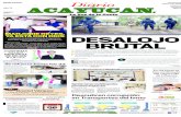 DESALOJO · 2014. 2. 6. · MARJORIE REYES, YA ESTÁ CON DIOS La decano de los periodistas de Acayucan fa-lleció ayer en esta ciudad; el gremio está de luto, hoy serán sus exequias