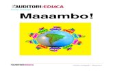 Dossier pedagògic Maaambo! · 2021. 4. 15. · la vida d’aquest músic. Dossier pedagògic: Maaambo! Peça itor ... caracteritzades pels ritmes en obstinat que es van generant.