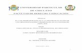 UNIVERSIDAD PARTICULAR DE CHICLAYOrepositorio.udch.edu.pe/bitstream/UDCH/158/1/T044... · 2020. 3. 9. · ii EL COLABORADOR EFICAZ Y LA DESARTICULACIÓN DE LAS ORGANIZACIONES CRIMINALES,