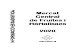 Mercat Central de Fruites i Hortalisses - Mercabarna | Portada · 2021. 4. 1. · INFORMACIÓ ESTADÍSTICA DEL MERCAT CENTRAL DE FRUITES I HORTALISSES DE MERCABARNA 2020 Presentació
