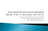 Presentación de PowerPoint - Ministerio de Salud de la ...minsa.b-cdn.net/sites/default/files/publicacion-general/...Centro de Salud de Cerro Azul Dra. Amanda González O. Dra. Desiré