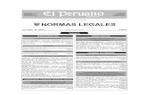 Cuadernillo de Normas Legales - Gaceta Juridica · 2013. 4. 11. · El Peruano NORMAS LEGALES Lima, domingo 21 de marzo de 2010 415913 Artículo 4º.- Del seguimiento del uso de los