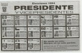 Elecciones 1994 Republica de PANAMA VVICEPRESIDENTES … · 2020. 10. 9. · ruben pres/dente elecciones 1994 vvicepresidentes toao perez balladares pres/dente fito altamirano duque
