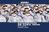 Edición 2021 Educación DE CUBA 2020 ESTADÍSTICO ANUARIO · 2021. 8. 3. · EDICIÓN 2021 . CONTENIDO Página 18. EDUCACIÓN Introducción 4 Cuadros Grupos por rango de matrícula