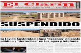 SuSpendidoelclarinap.com/wp-content/uploads/2019/11/El-Clarín-22...* Un Rastro Municipal, tipo TIF. * IMSS, segunda unidad. * Carretera 4 carriles tramo Agua Prieta-Imuris termi-nada.