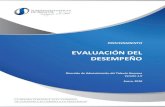 EVALUACIÓN DEL DESEMPEÑO - Gob · 2020. 6. 1. · Estructuración del programa para dar cumplimiento a la evaluación del desempeño anual prevista en el artículo. 77 de la LOSEP.