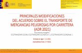 Dirección General de Transporte Terrestre...las ediciones de 2011 y de 2013 del ADR (edición de 2009 del Reglamento para el transporte seguro de materiales ... N.E.P (ONU 3537 a