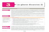 3 Los géneros discursivos (I) - OUP · 2020. 12. 3. · 42 Unidades didácticas Lengua castellana y Literatura 2.º Bachillerato Los géneros discursivos (I) La Unidad 3 se centra