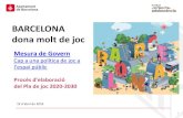 BARCELONA dona molt de jocinstitutinfancia.cat/wp-content/uploads/2018/04/20180417...2018/04/17  · Eixample 25.560 90 16.788 284,0 0,66 Sants-Montjuïc 18.698 77 15.063 242,8 0,81