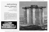 Estructura de «Torres Blancas», Madrid España; The Structure of ' … · 2020. 8. 14. · de la torre es la de verticalidad, que es atalaya en el paisaje y dominio de los circunvecinos,
