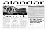 alandar · 2021. 5. 3. · alandar Año XXIV - Nº 235 Revista mensual de información social y religiosa Febrero 2007 - 2,50 euros l ladrillo podría servir hoy en día muy bien