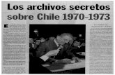 10s archivos secretos · 2018. 8. 31. · 10s archivos secretos sobre Chile 19704973 n earl 400 p8ginas, Misidn Argenlinn m Chile, 1970- 1V3 rempila 10s documen- E tos enviadm por