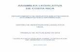 ASAMBLEA LEGISLATIVA DE COSTA RICA Huelga... · 2019. 11. 20. · LEGISLACION EXTRANJERA SOBRE LA REGULACION DEL DERECHO A LA ... normativa y jurisprudencia de los siguientes países: