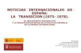 NOTICIAS INTERNACIONALES DE ESPAÑA: LA TRANSICION …