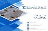 TCINGE S.A.C. - Proyectos, Construcción y Supervisión