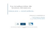 La traducción de textos técnicos INGLES > ESPAÑOL
