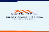 ESPECIFICACION TÉCNICA PANEL ISOCOP - Metal Panel