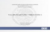 ): TALLER DE LECTURA Y REDACCIÓN II
