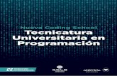 Nueva Coding School Tecnicatura Universitaria en Programación