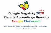 Colegio Vygotsky 2020 Plan de Aprendizaje Remoto