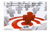 Manual del Entrevistador de las Encuestas Económicas ...