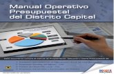 Manual Operativo Presupuestal - Alcaldía Mayor de Bogotá