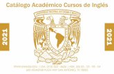 Catálogo Académico Cursos de Inglés 2021 2021