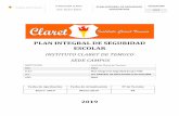 PLAN INTEGRAL DE SEGURIDAD ESCOLAR - Instituto Claret de ...