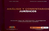 ANÁLISIS Y COMENTARIOS JURÍDICOS