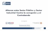 Alianza entre Sector Público y Sector Industrial Contra la ...