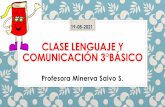 Clase lenguaje y comunicación 3°básico