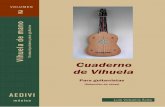 Cuaderno de Vihuela para guitarristas
