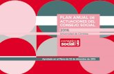 ACTUACIONES DEL CONSEJO SOCIAL 2016