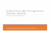 Informe de Progreso 2018-2019 - Cientifica