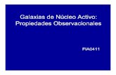 Galaxias de Núcleo Activo: Propiedades Observacionales