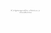 Criptografía clásica y moderna