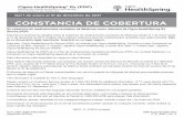 CONSTANCIA DE COBERTURA - Cigna