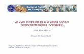 XI Curs d’Introducció a la Gestió Clínica: Instruments ...