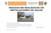 RIESGOS NO BIOLÓGICOS EN INSTALACIONES DE SALUD