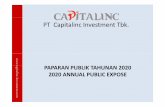 c PAPARAN PUBLIK TAHUNAN 2020 apitalinc- 2020 ANNUAL ...