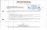 morena - Lista de unidades administrativas