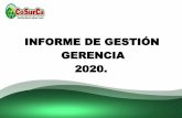 INFORME DE GESTIÓN GERENCIA 2020.