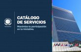 CATÁLOGO DE SERVICIOS - Pacto Mundial
