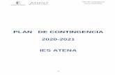 PLAN DE CONTINGENCIA 2020-2021 IES ATENA