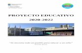 PROYECTO EDUCATIVO 2020-2022 - Gobierno de Canarias