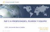 NIF C-6 PROPIEDADES, PLANTA Y EQUIPO