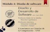 Diseño y Desarrollo de Software