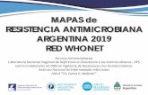 RESISTENCIA ANTIMICROBIANA ARGENTINA 2019 RED WHONET